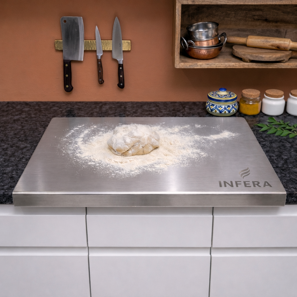 “Something’s Cookin” SS 2-in-1 Prep Board